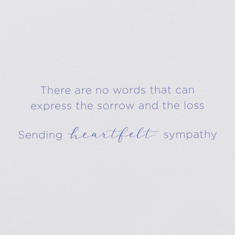 Papyrus Sympathy Card (There Are No Words) - Image 3